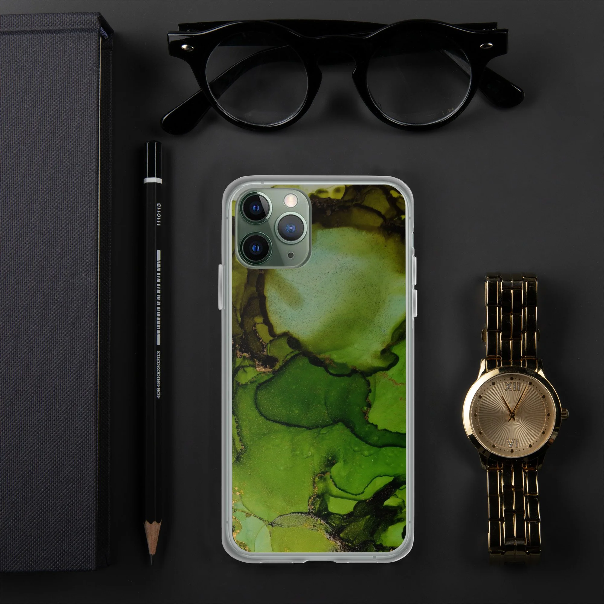iPhone® Clear Case - Army Green