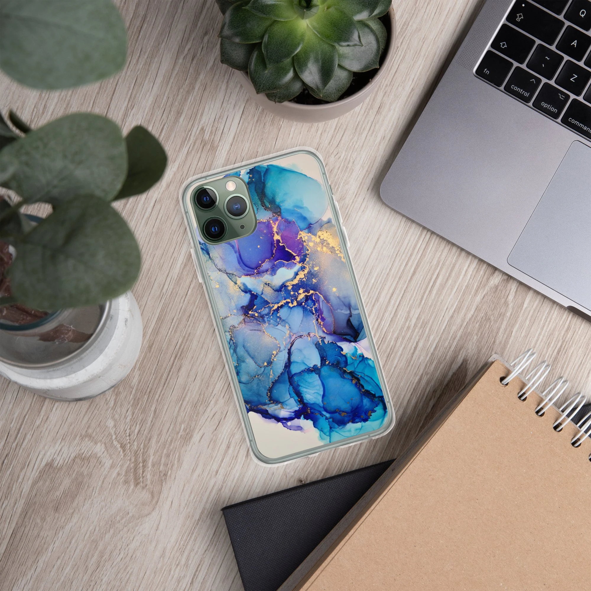 iPhone® Clear Case - Lapis Lazuli
