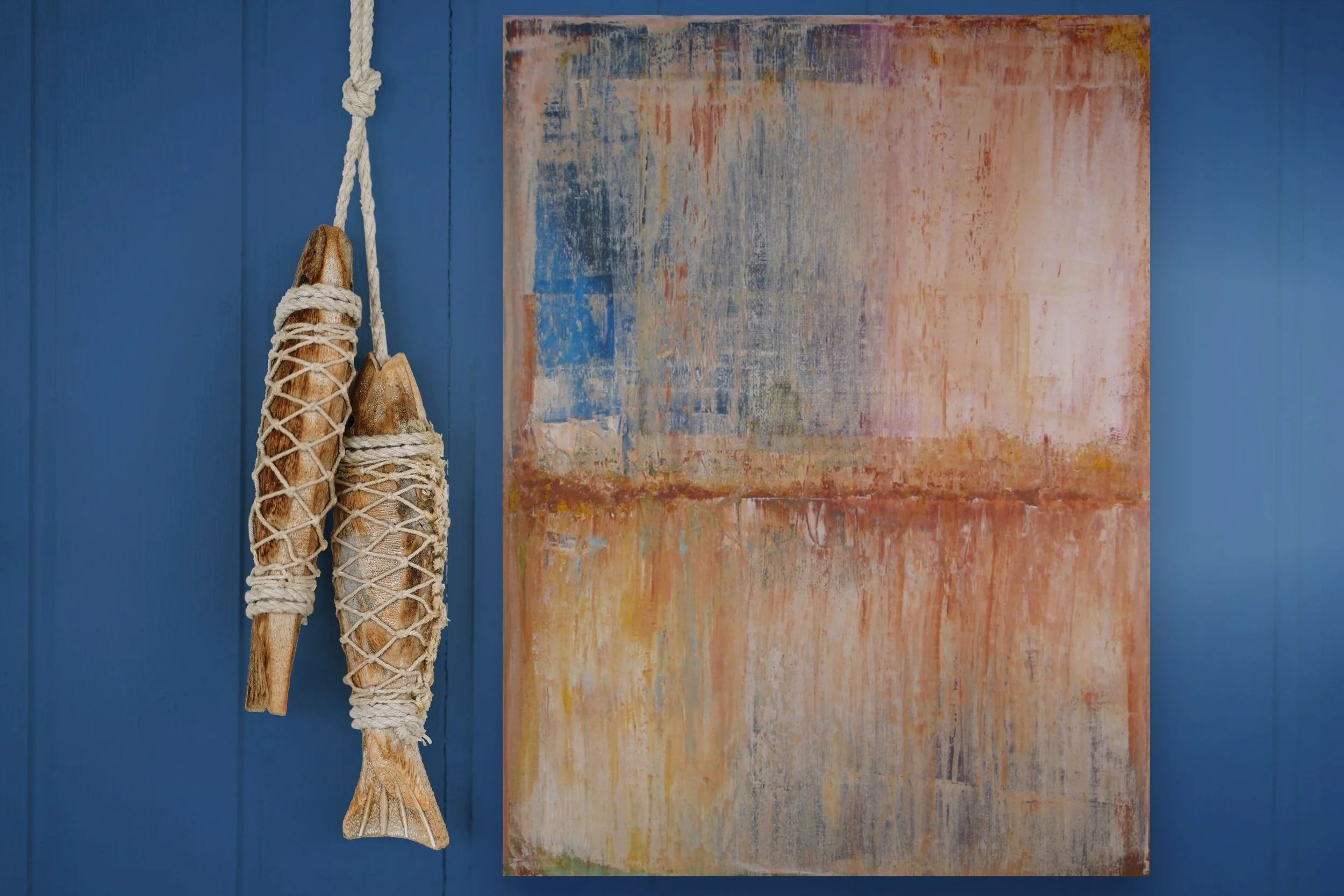 Weathered  | Conceptual Piece | Mixed Media on Textured Canvas | 16" x 12"