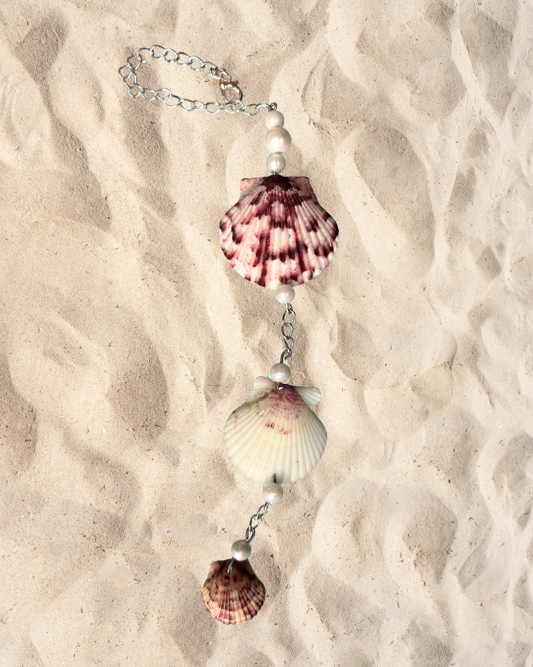 Seashell Keychain Charm