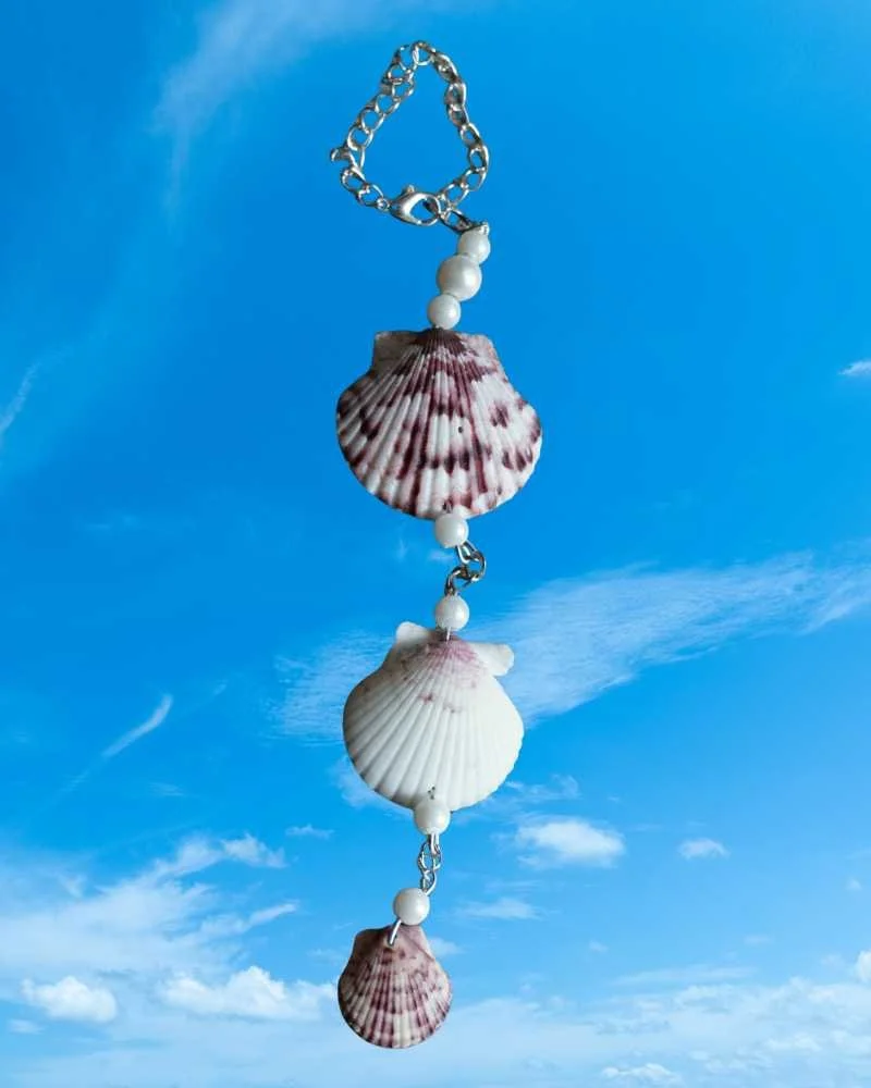 Seashell Keychain Charm
