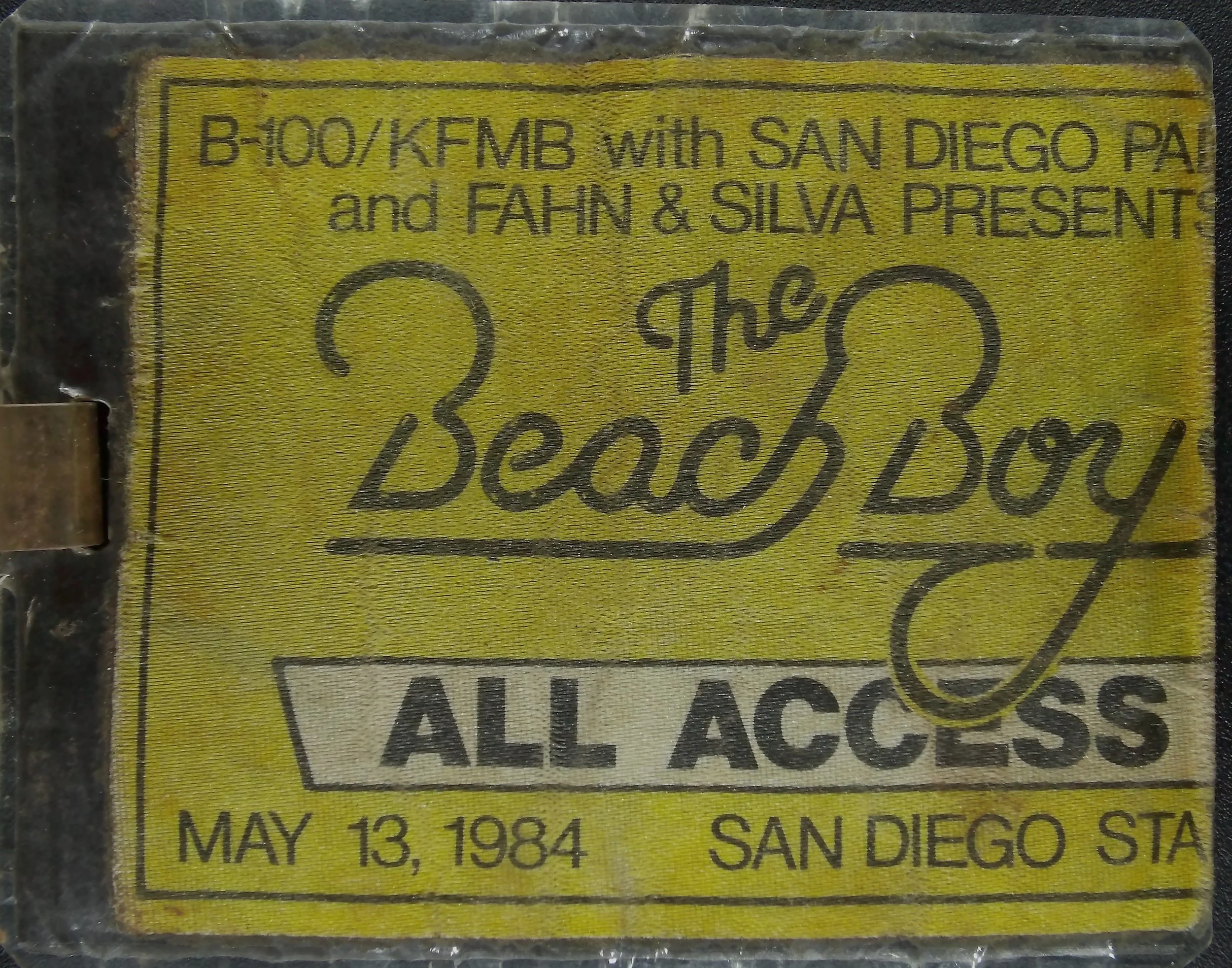 BEACH BOYS 1984 LAMINATE