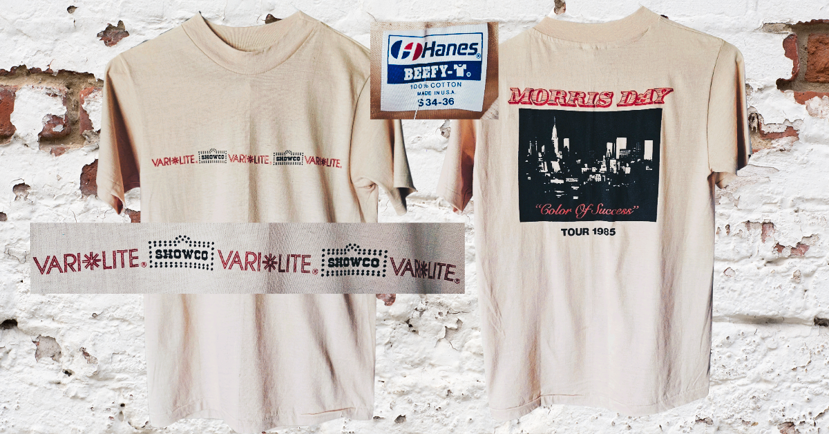 Showco/Vari-Lite 1985 Morris Day & the Time Machine Shirt