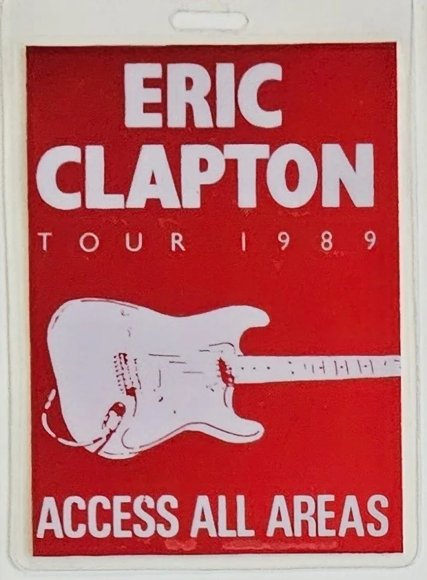 ERic Clapton Tour 1989 Laminate
