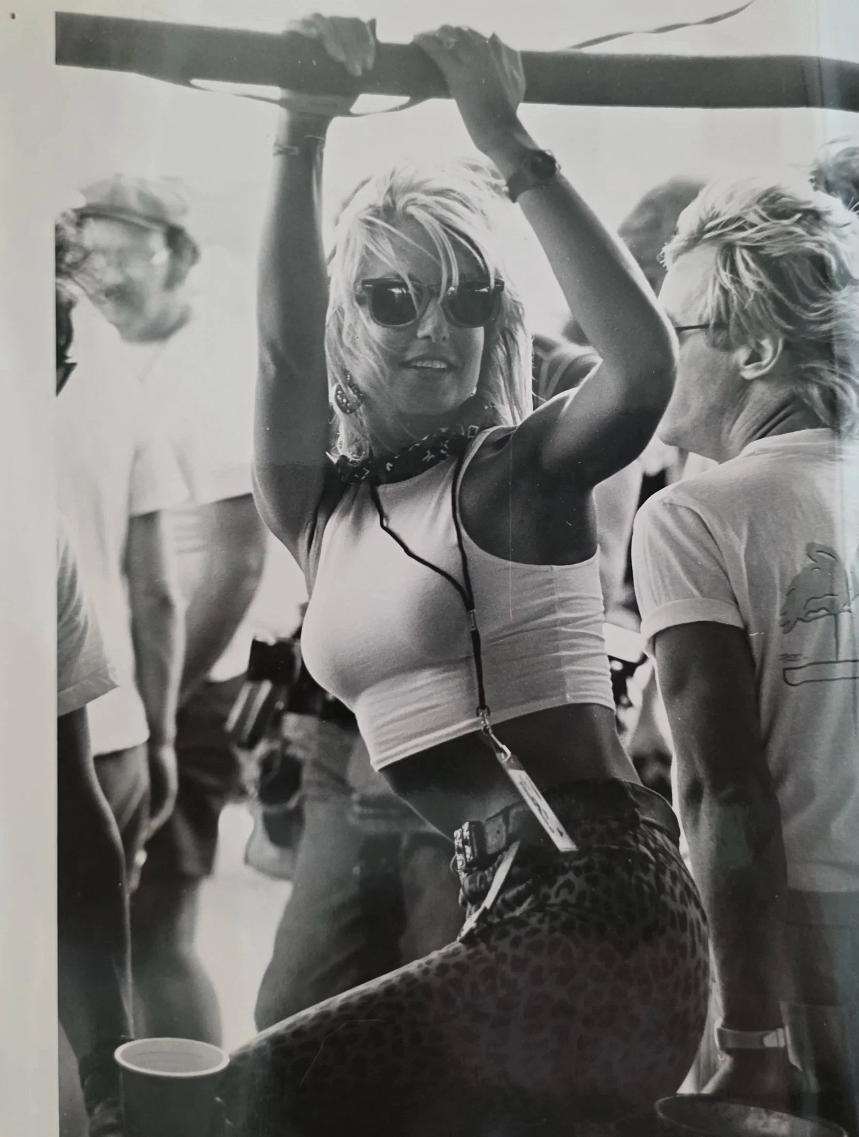 Heather Thomas - Farm Aid 1986 - Photograph by Ritchie McHam