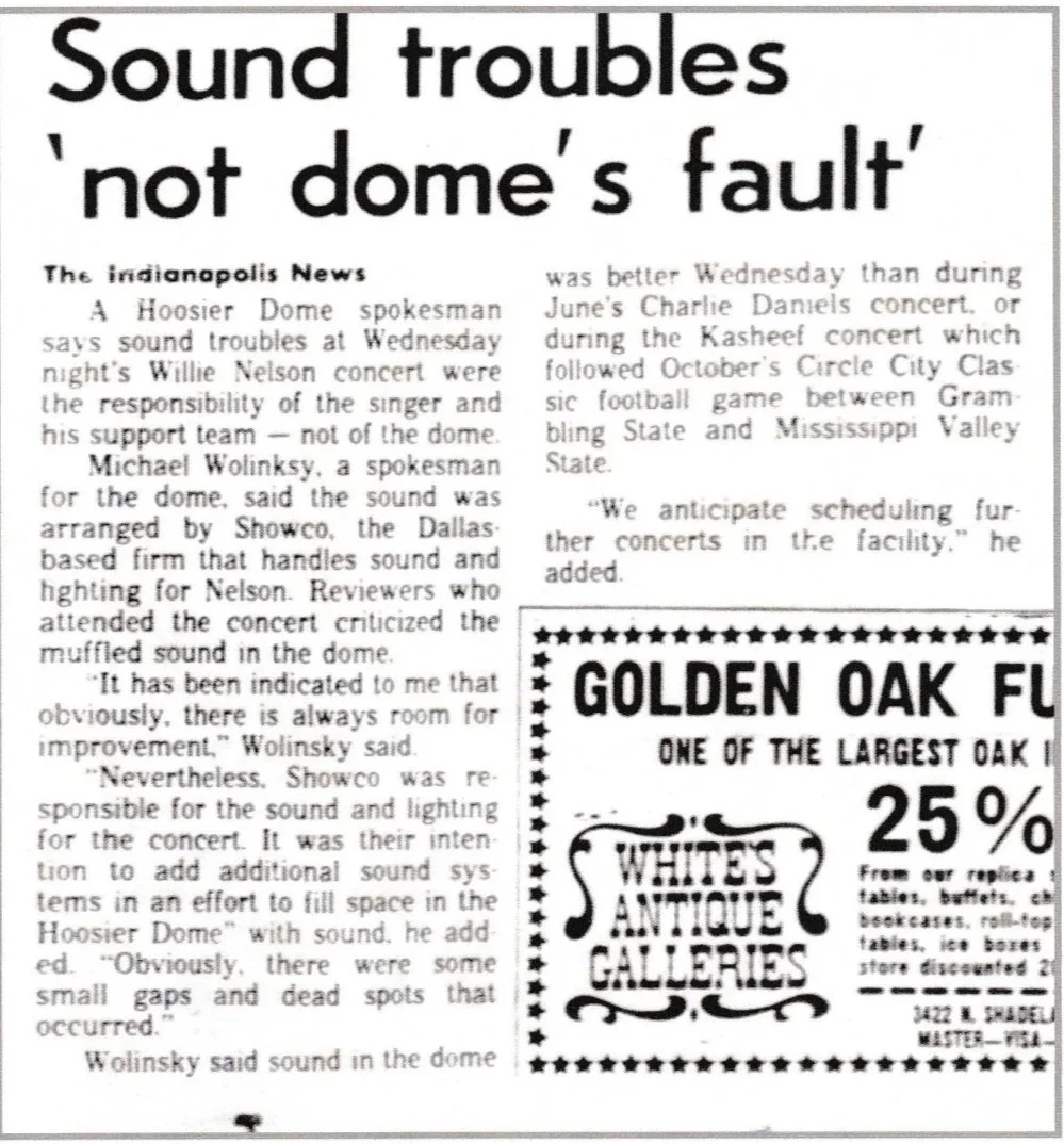 Indianapolis News 3/8/1985