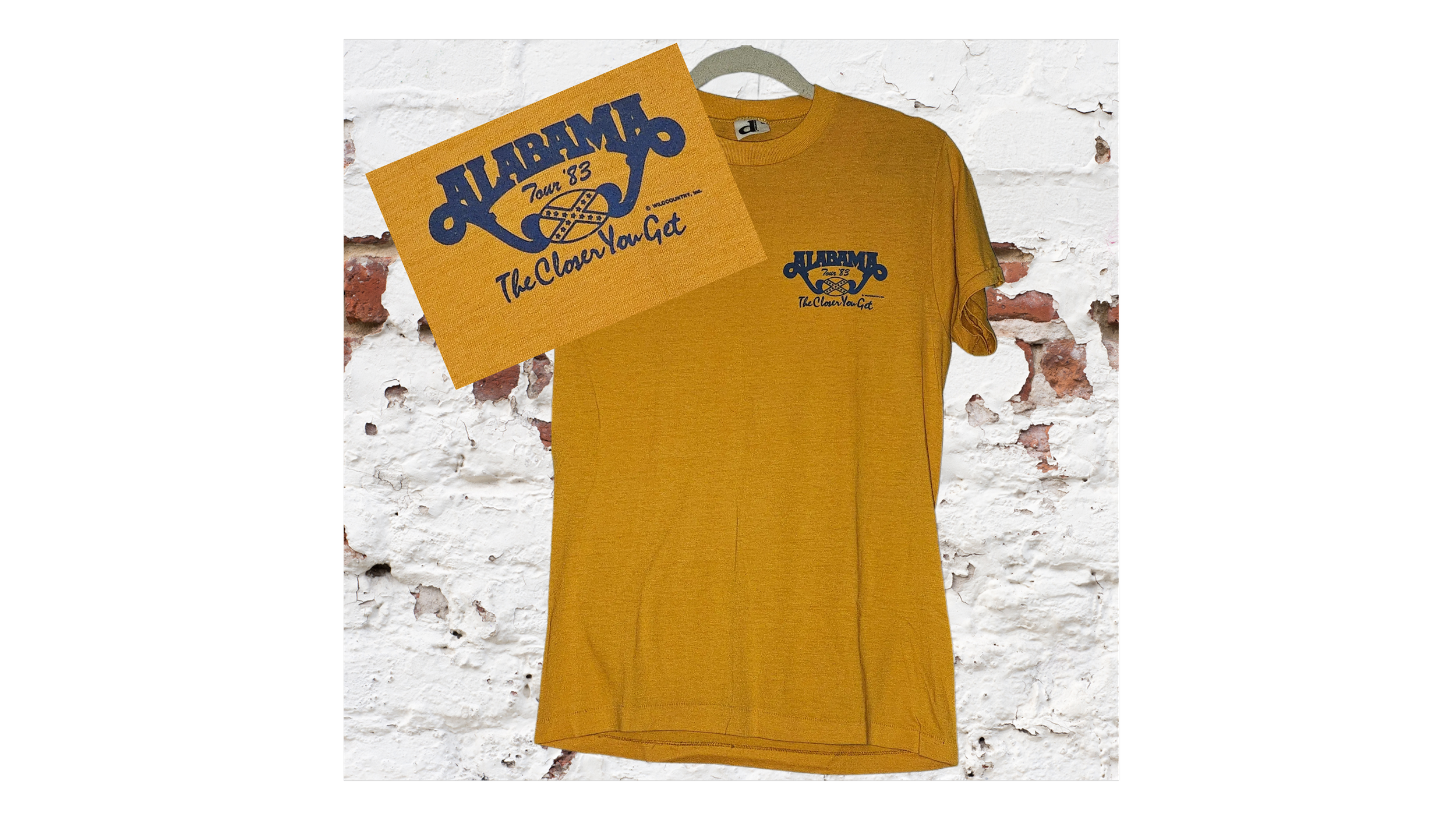 1983 Alabama The Closer You Get Tour shirt - available in the Swag Shop