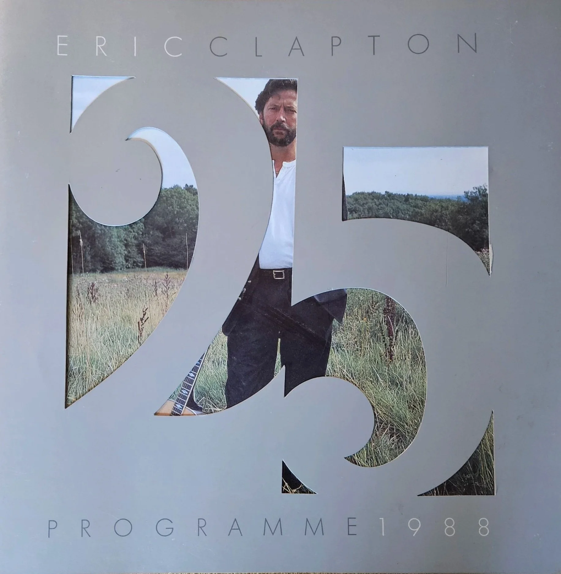 1988 Eric Clapton 25th Anniversary Tour Program