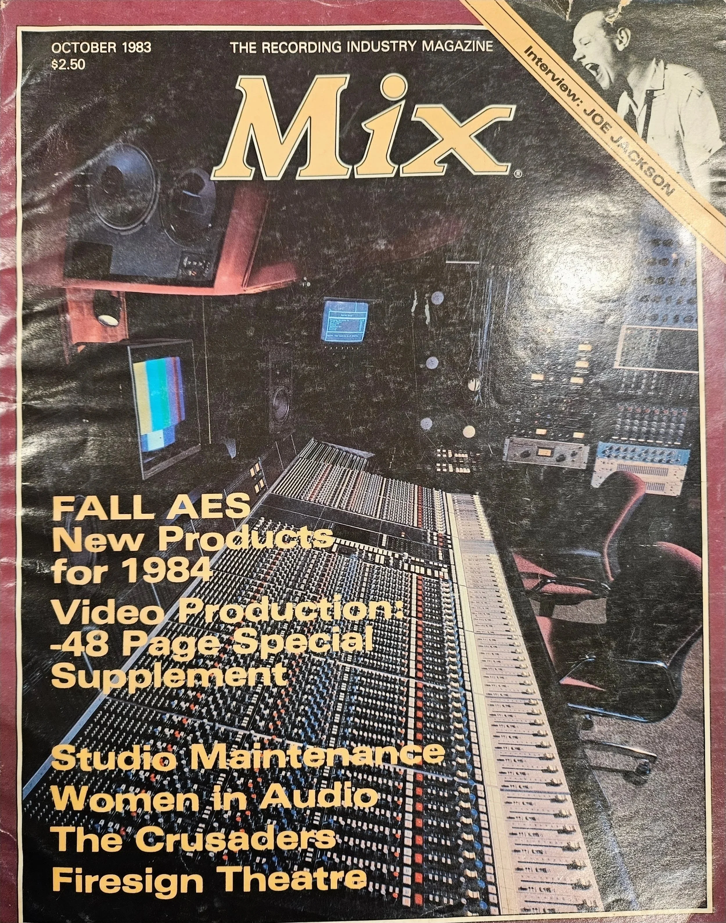October 1983 Mix Magazine - David Bowie
