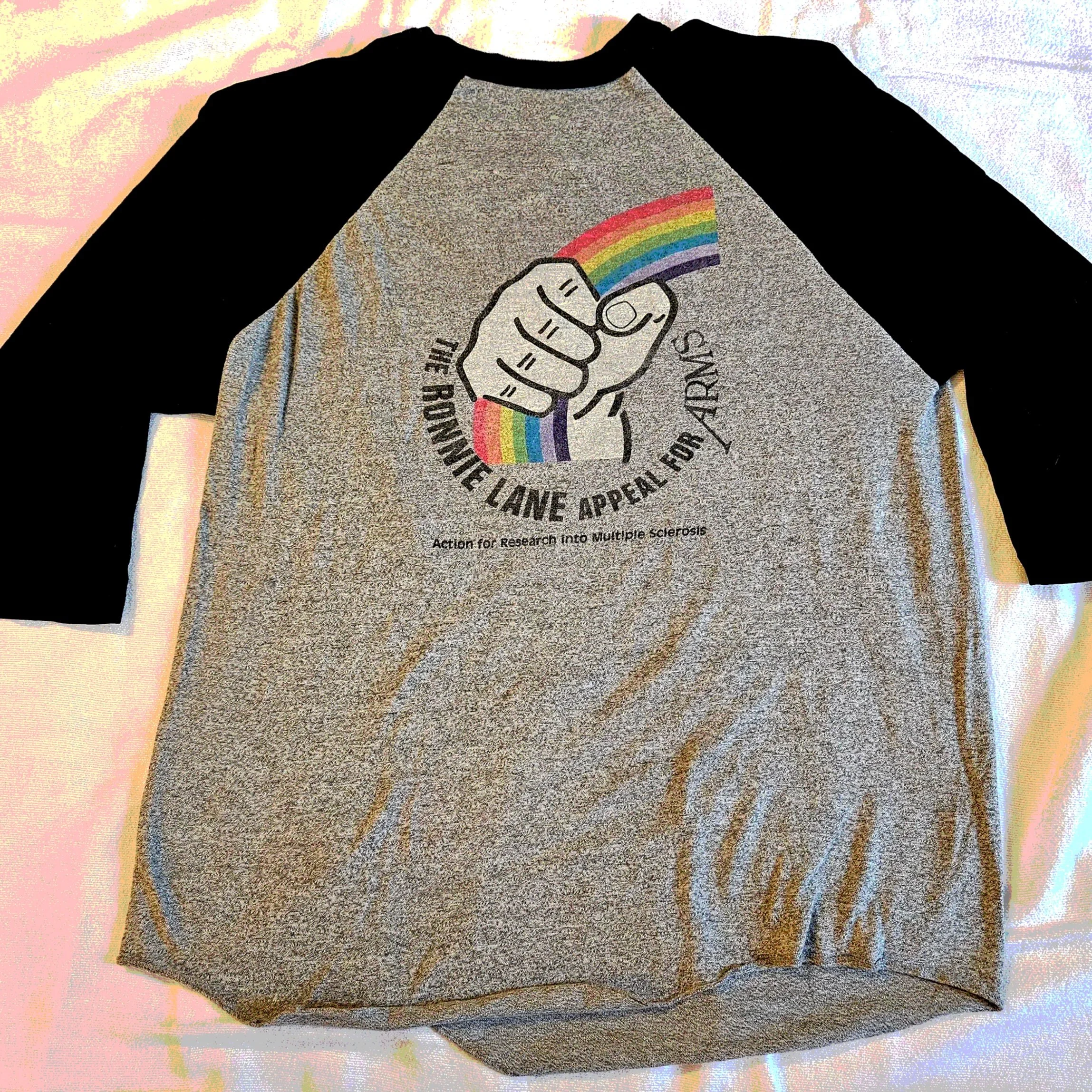 Ronnie Lane Appeal for ARMS jersey tour shirt (front)