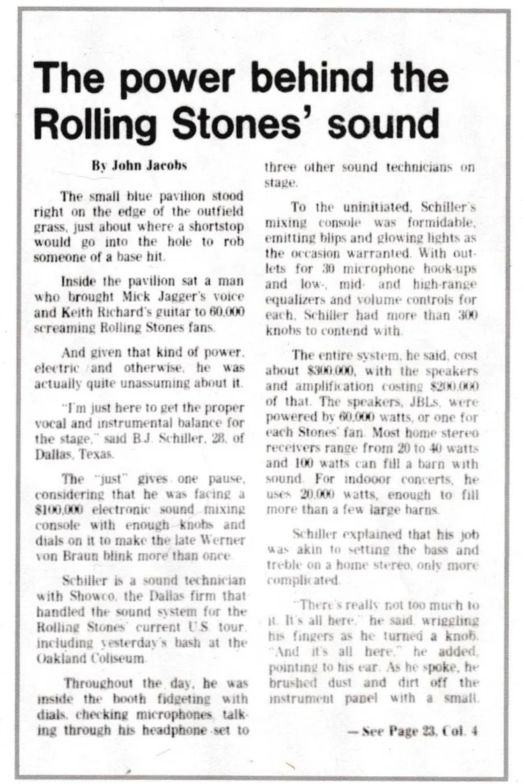 San Francisco Chronical - 7/27/1978