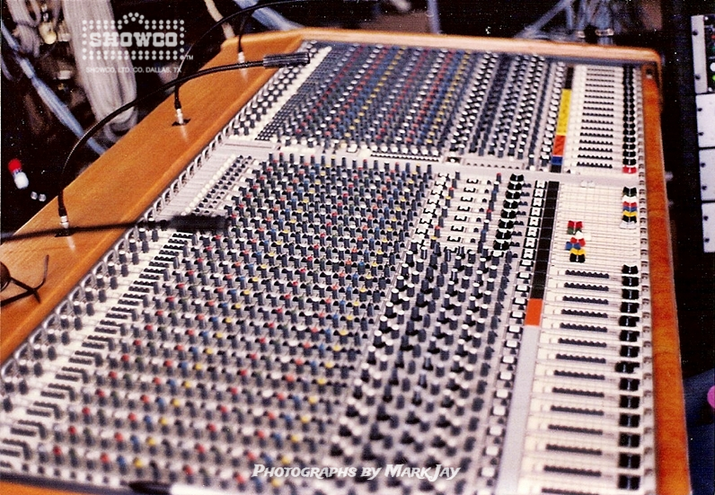 Harrison SM5 mixing console. Photograph by Mark Jay.