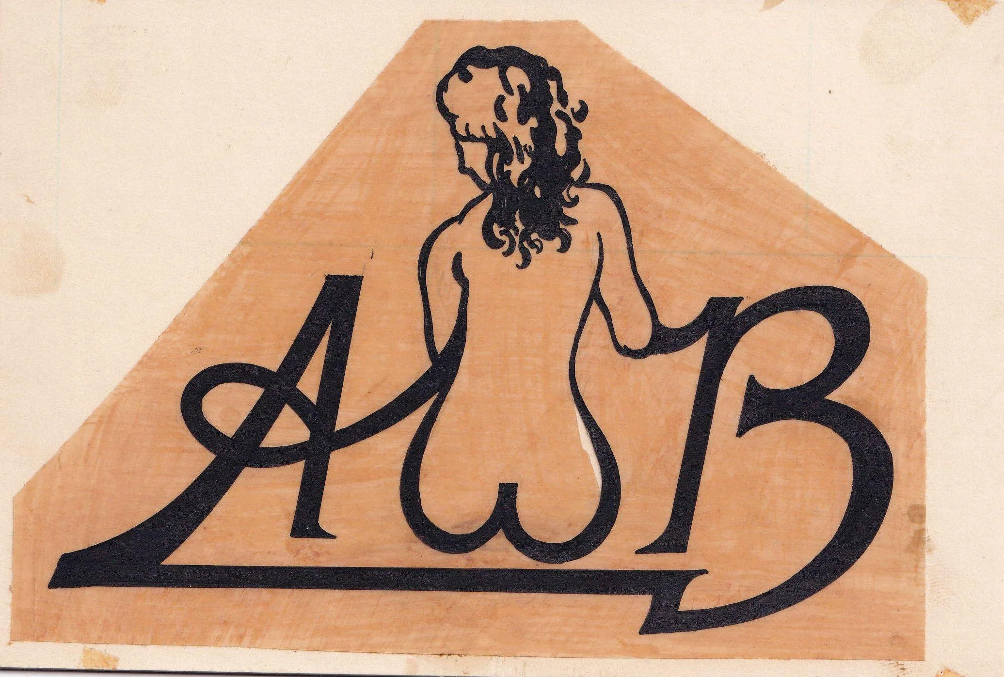AWB film positive for Showco tees - Courtesy of Denton Monogram