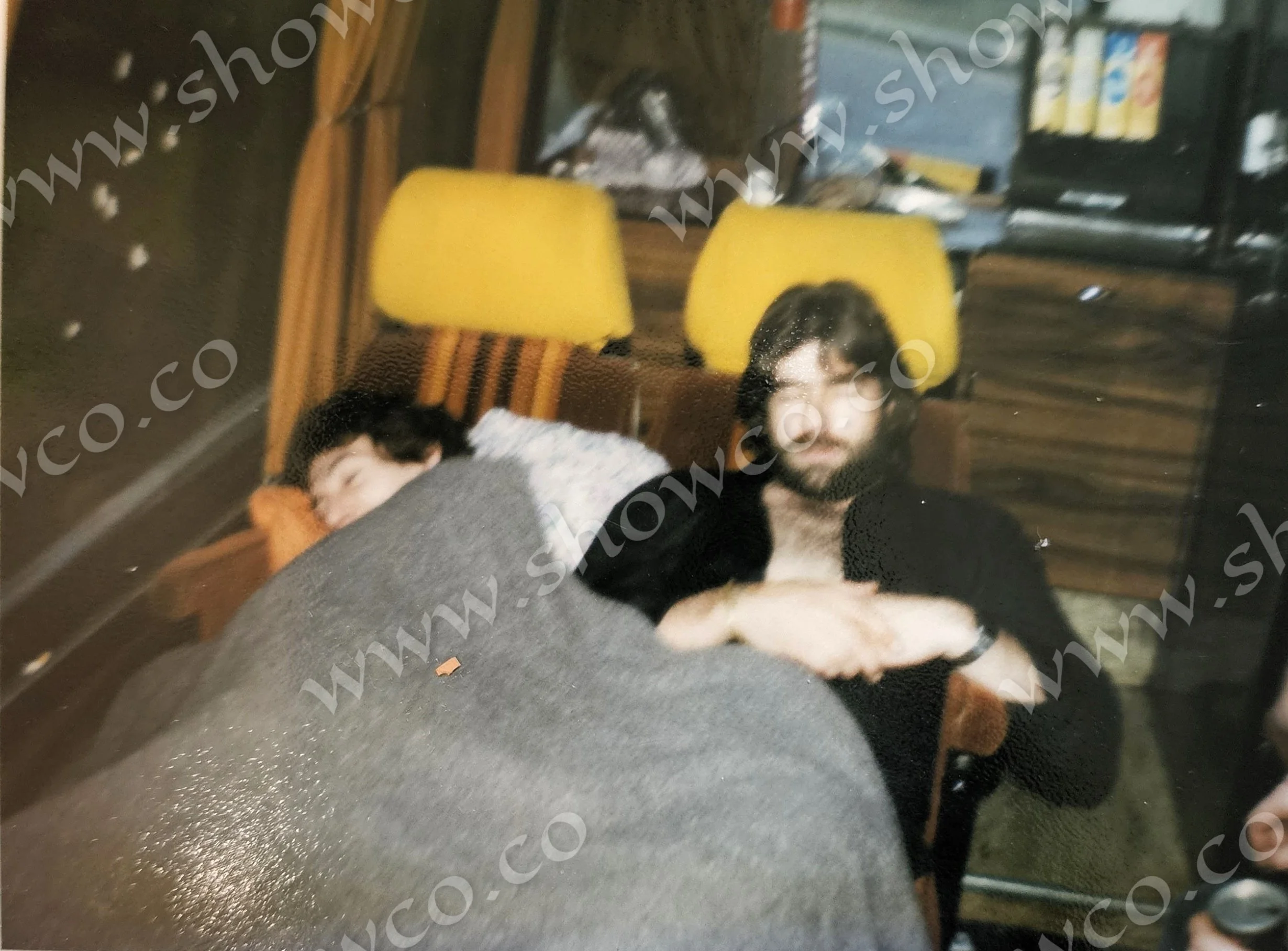 ? (sleeping), Benji LeFevre (sleeping) - Led Zeppelin 1980