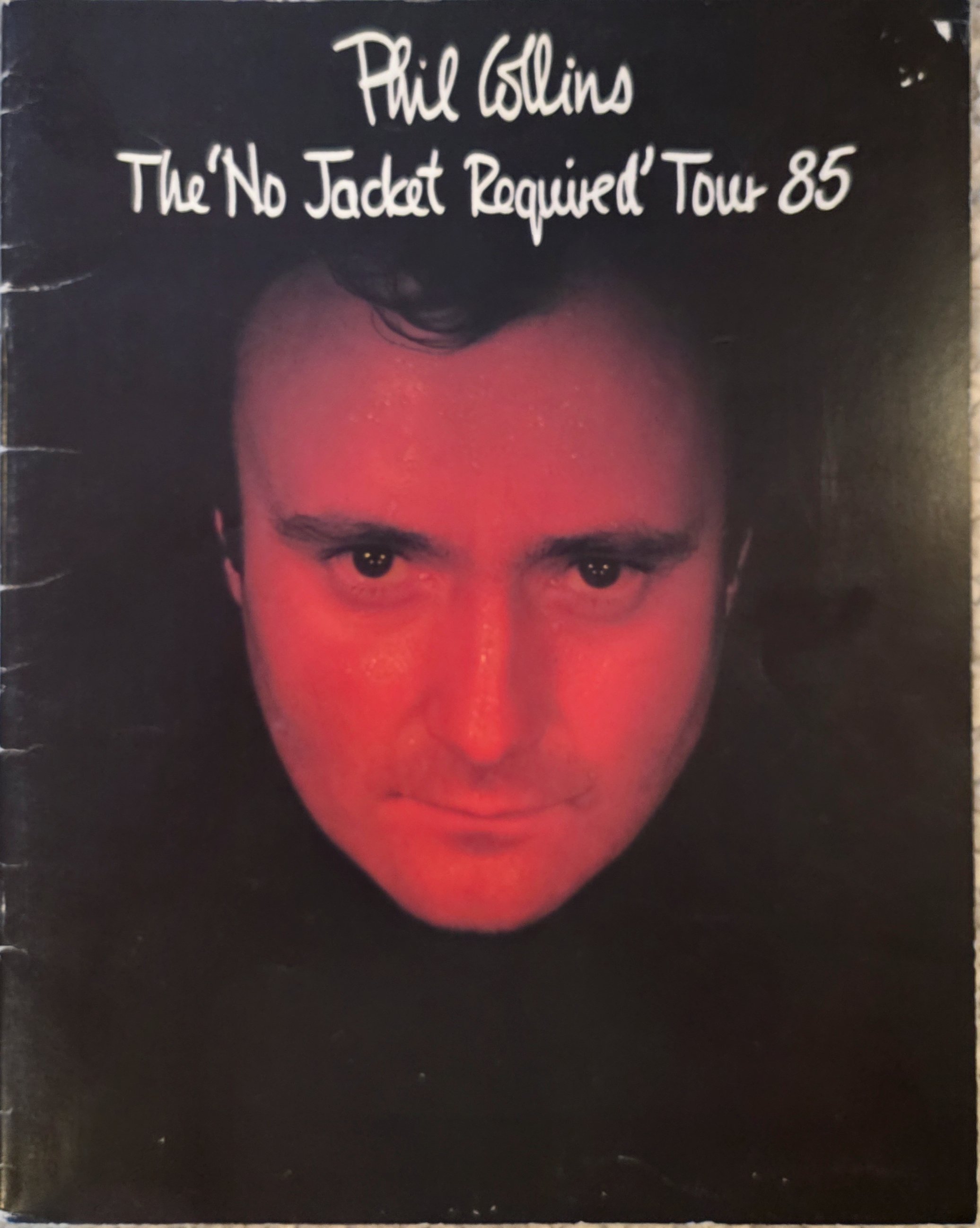 Tour Program - 'Phil Collins The 'No Jacket Required' Tour 85'.