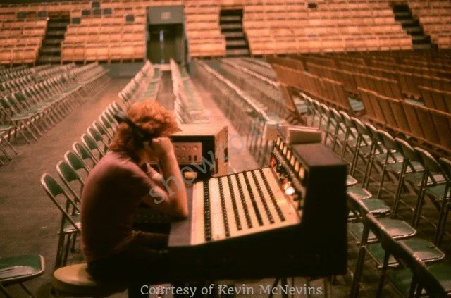 Peter Asher at the mixing console -1971