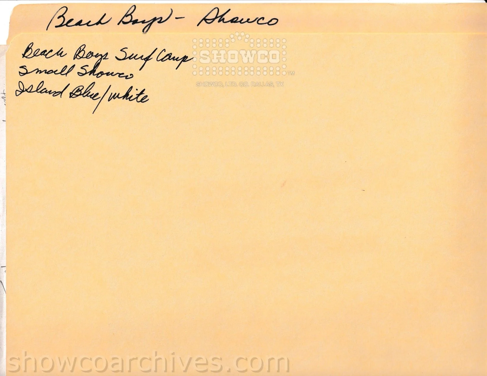 Denton Tom Monogram file folder with t-shirt film positives