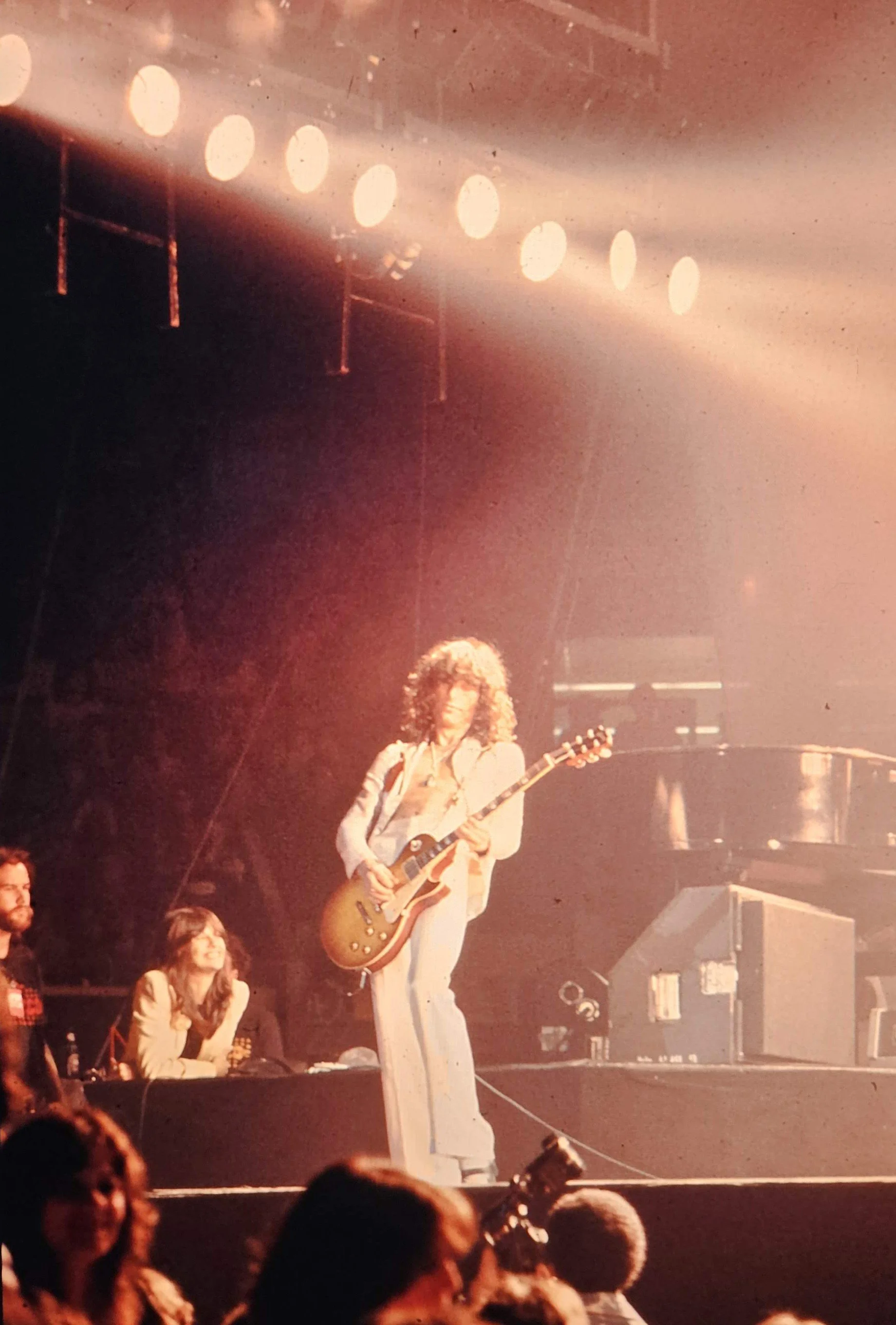 Steve Abadie showing Led Zeppelin performing at Madison Square Garden in New York on June 14, 1977