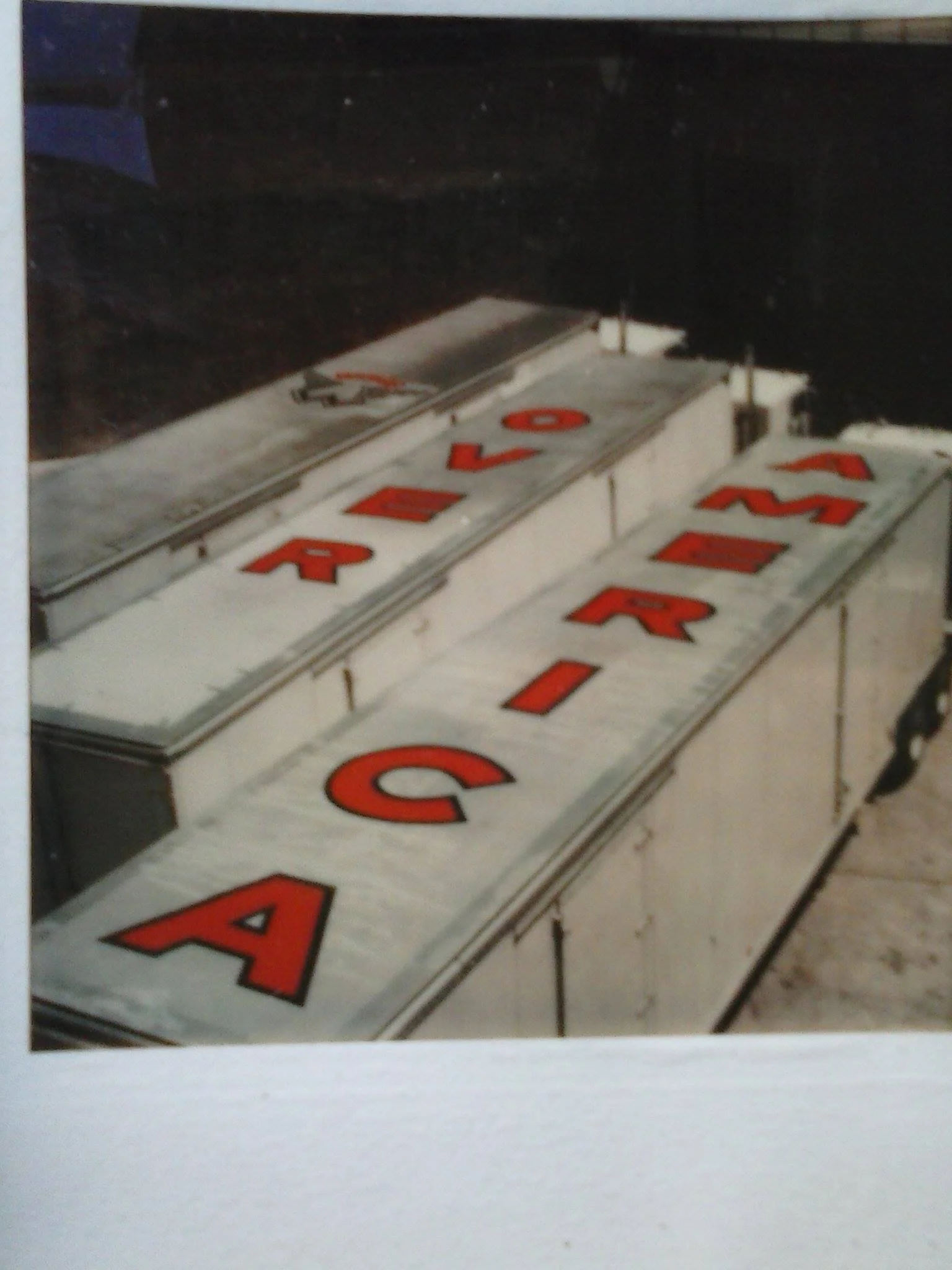 Wings Over America top of tour trucks 1976