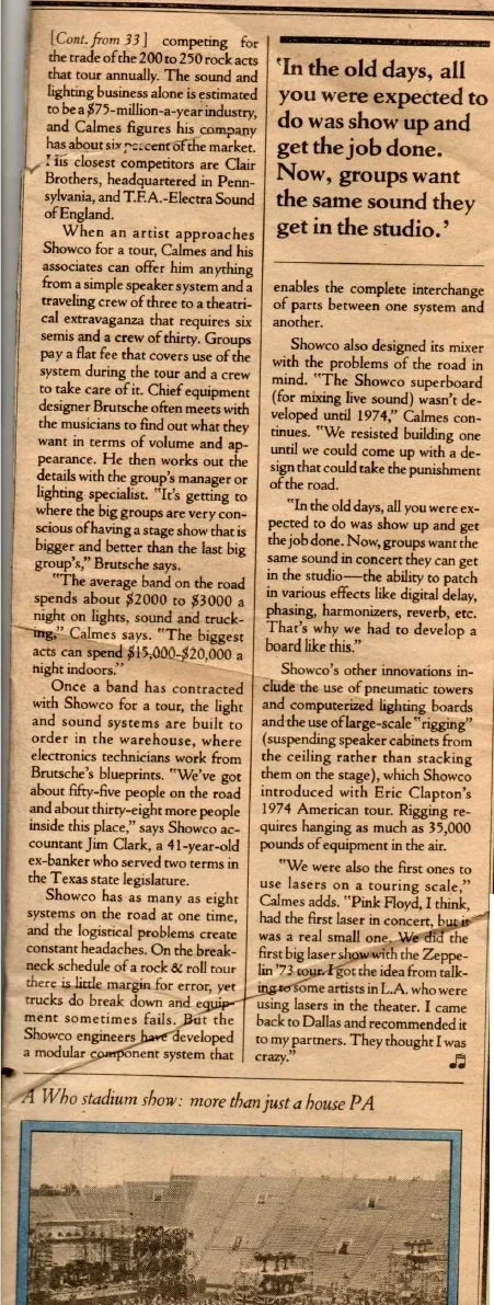 SHOWCO'S Tour deForce article-Robert Gershenfeld-1976 (2)