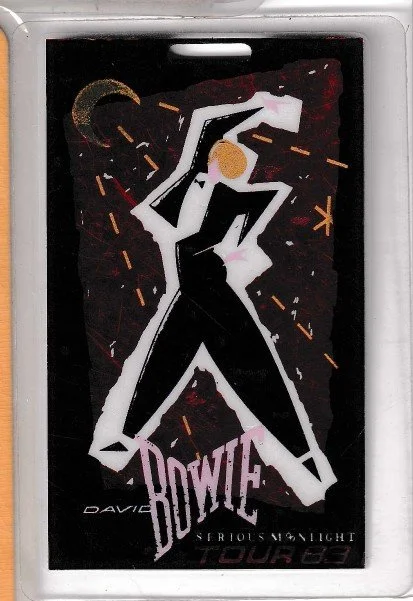 1983 David Bowie Serious Moonlight Tour Laminate