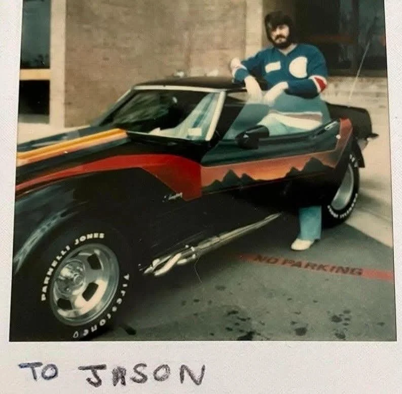 John Bonham with Vette