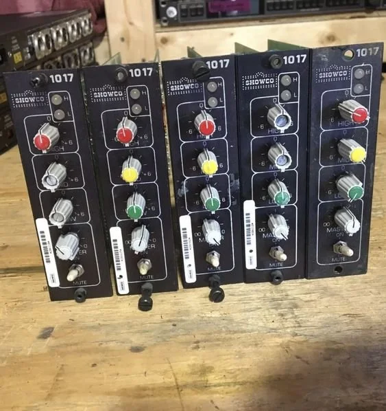 Showco equipment panel.