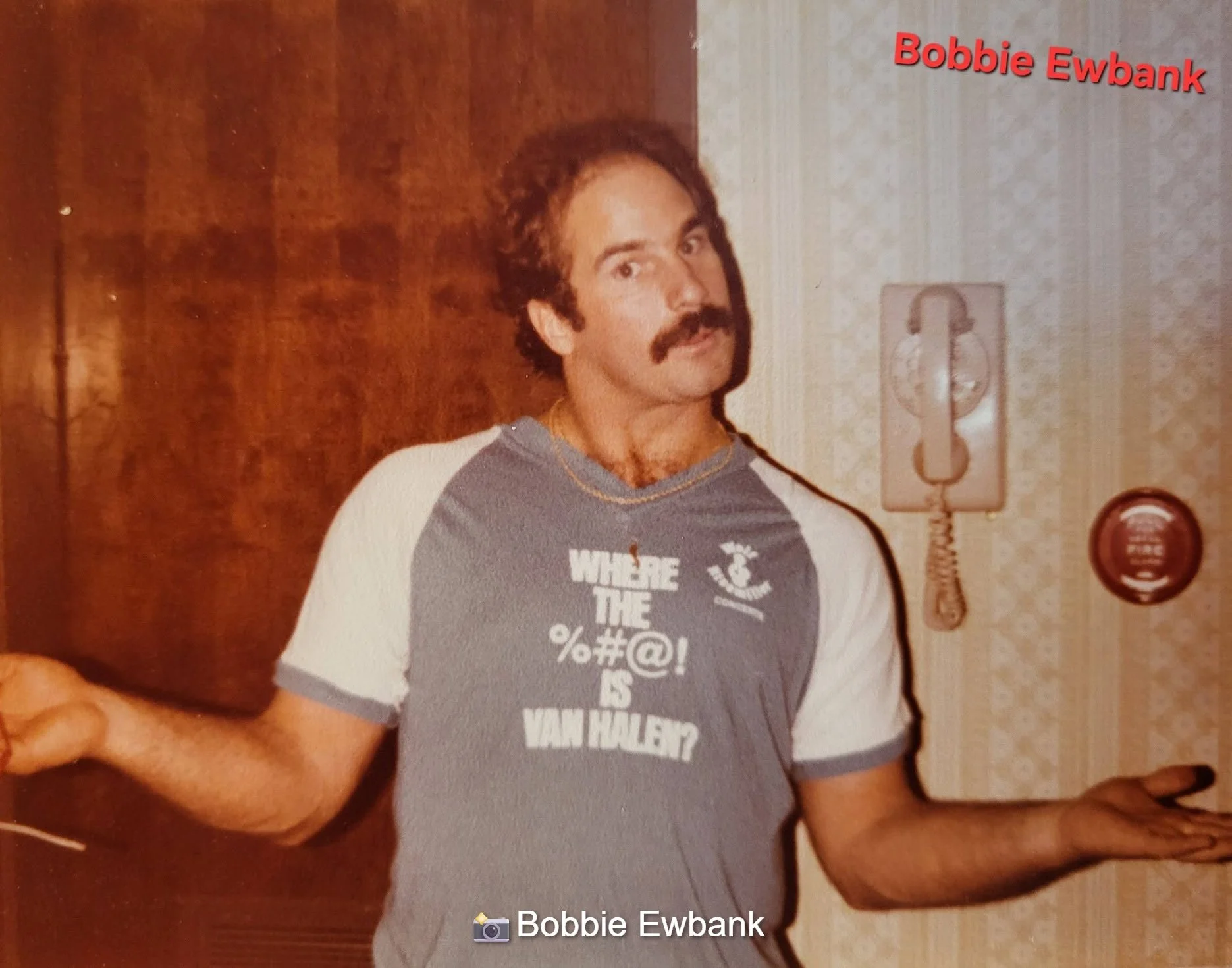 Eddie Anderson, he was the bands and Dave's security. 