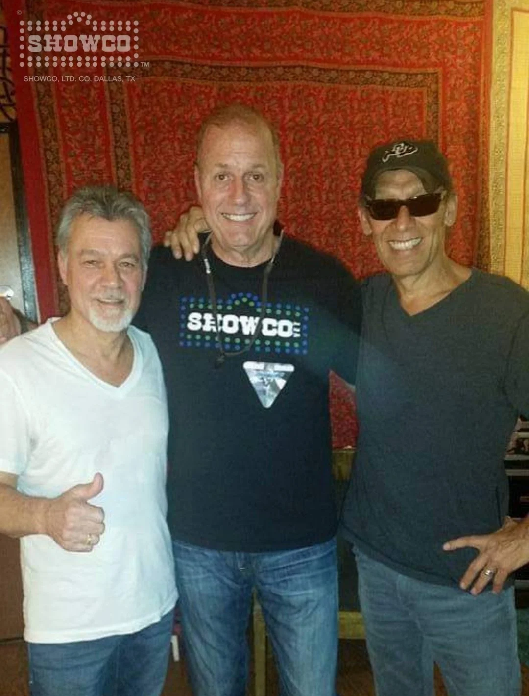 Eddie Van Halen, alum Blake Dewberry, Alex Van Halen