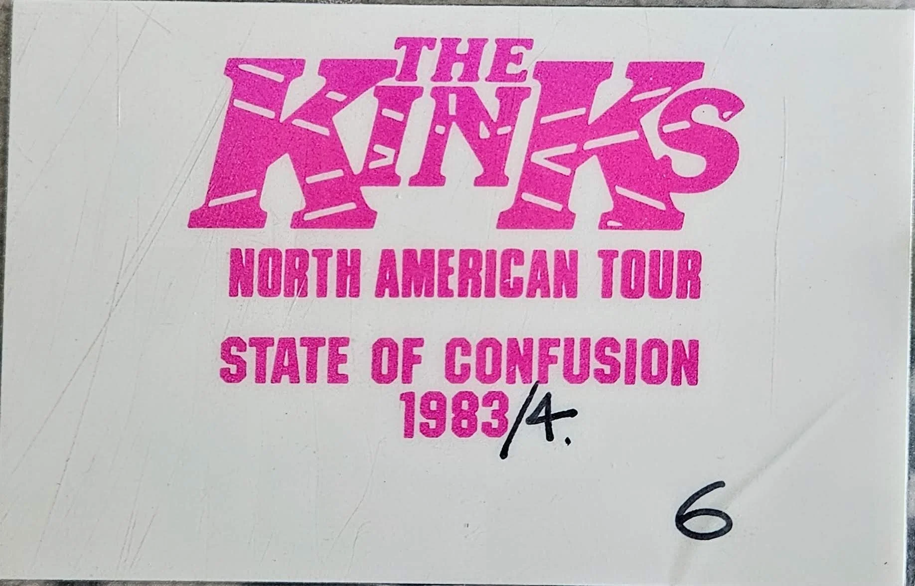 1983-The Kinks-North American Tour-State of Confusion-Pass-Ken Byrnes.jpg