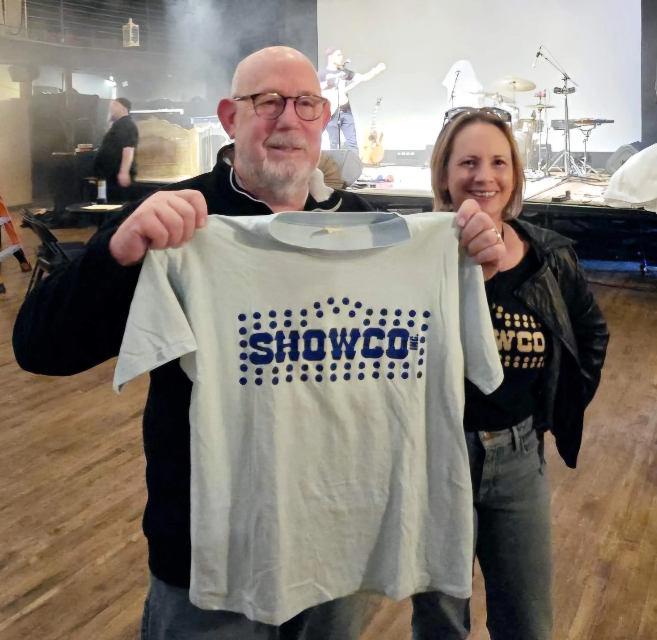 Mike Ponczek w/Showco Toto shirt, Indigo K-May @ The Kessler 2024