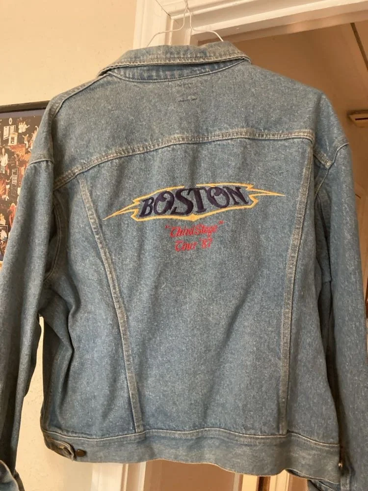 Boston 1987 Crew denim jacket (available in swag shop)
