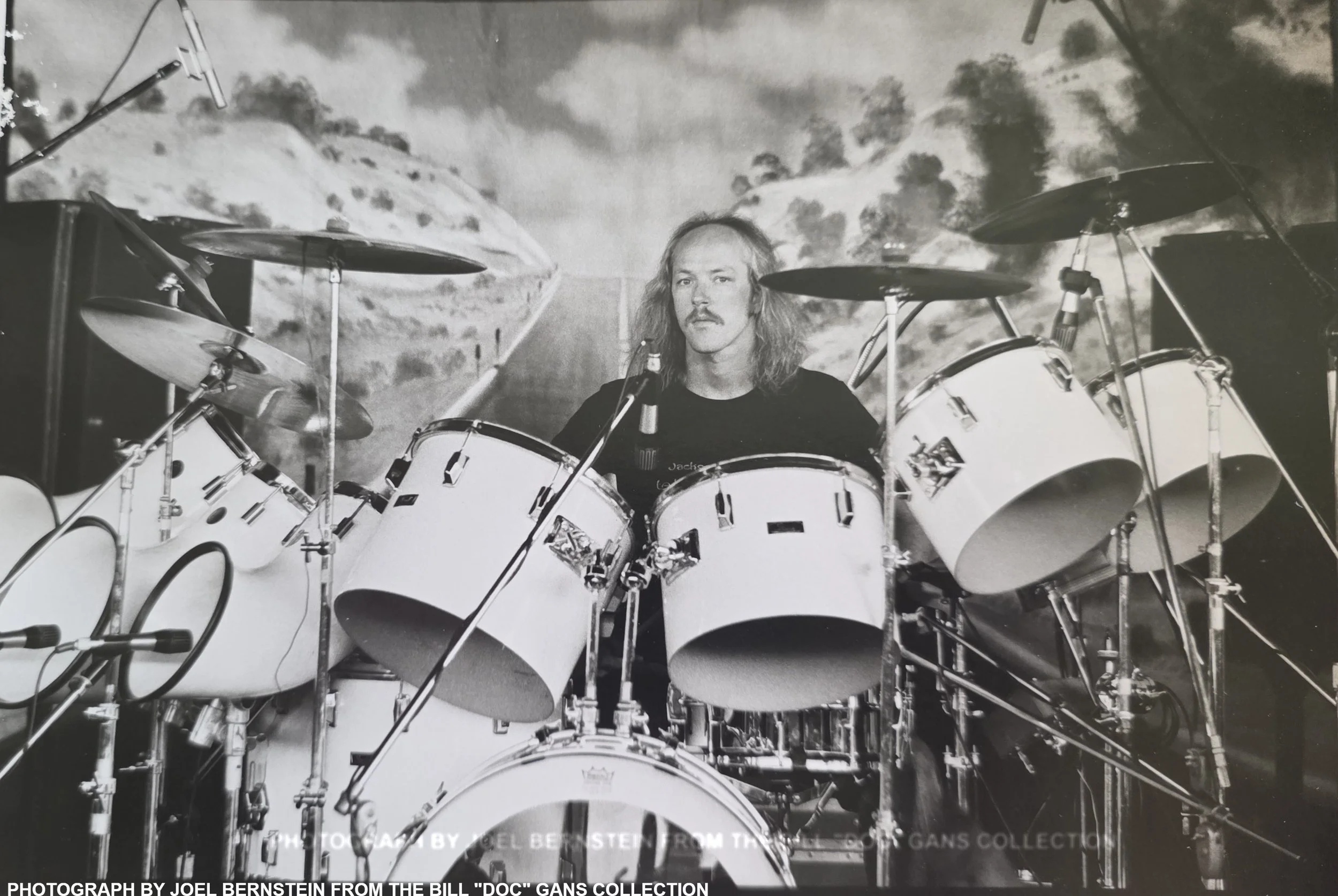 Russ Kunkel at the drum kit.