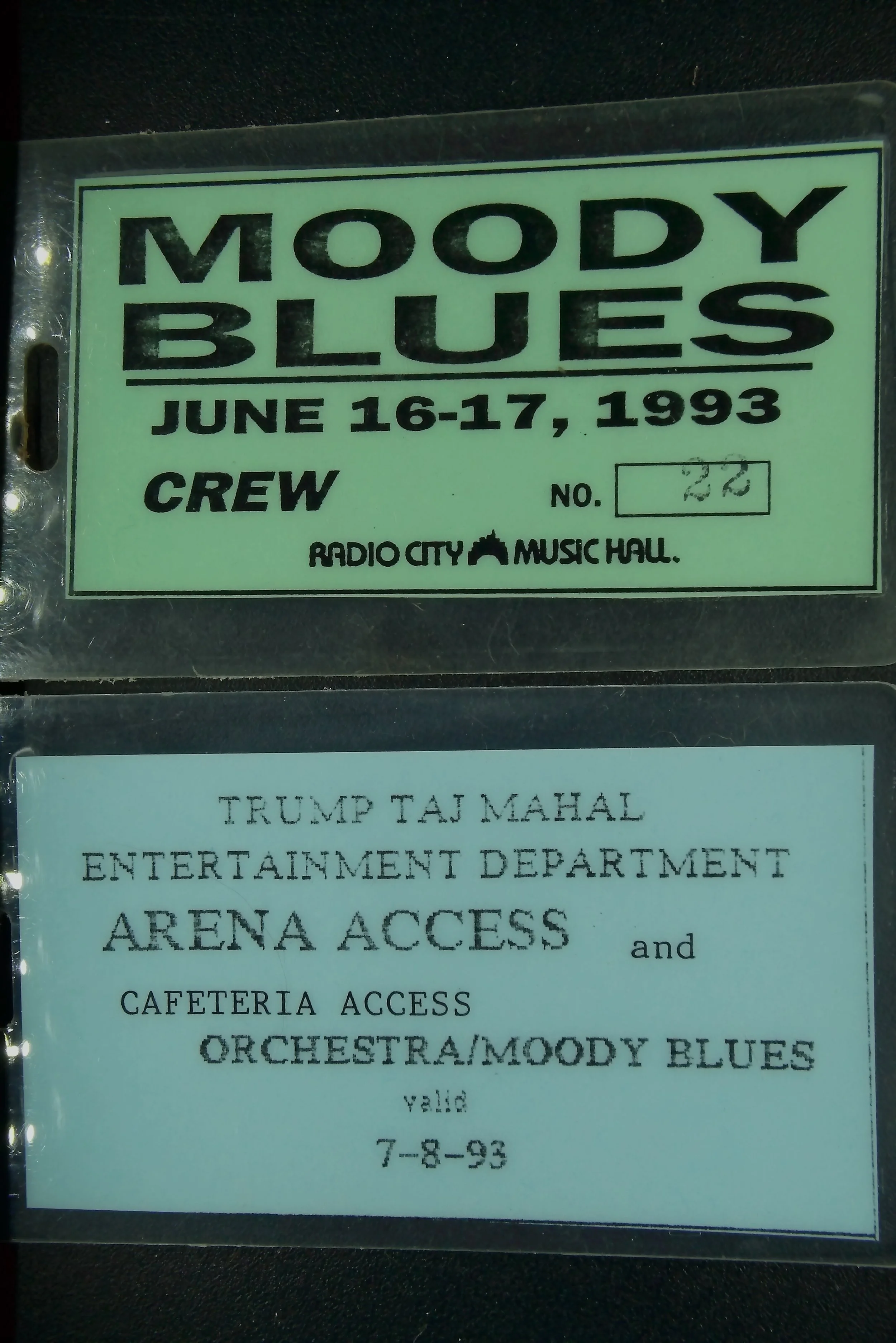 MOODY BLUES 1993 PASSES.JPG