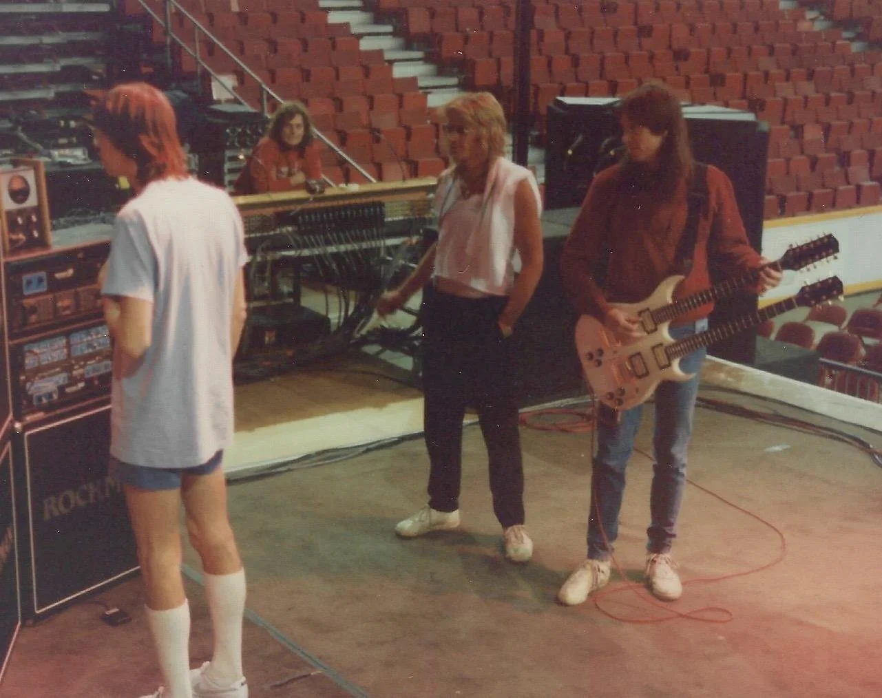 Tom, Kevin, Gary, JW@monitor - Boston tour