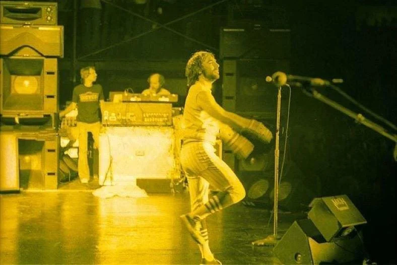 Jim Hubbard in Showco shirt, Keith Moon (The Who)