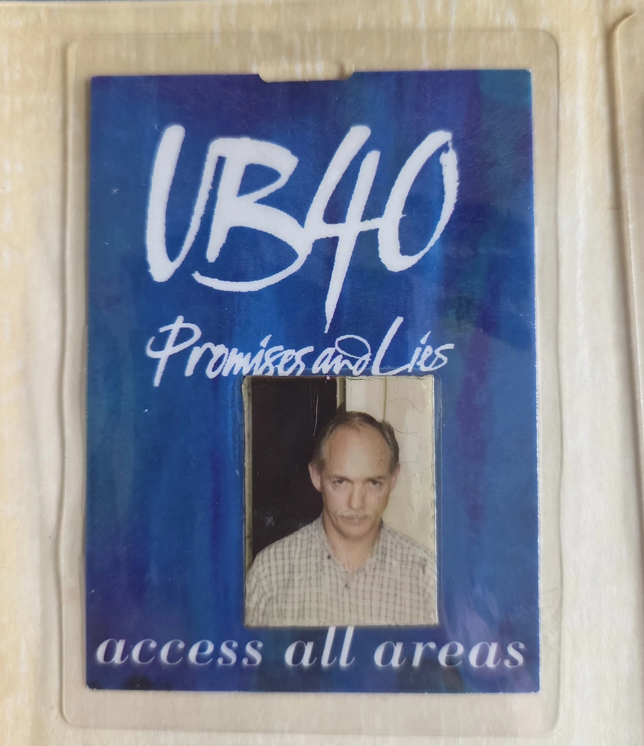 UB40 Promises and Lies crew laminate