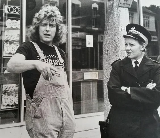 Robert Plant in Showco shirt in UK
