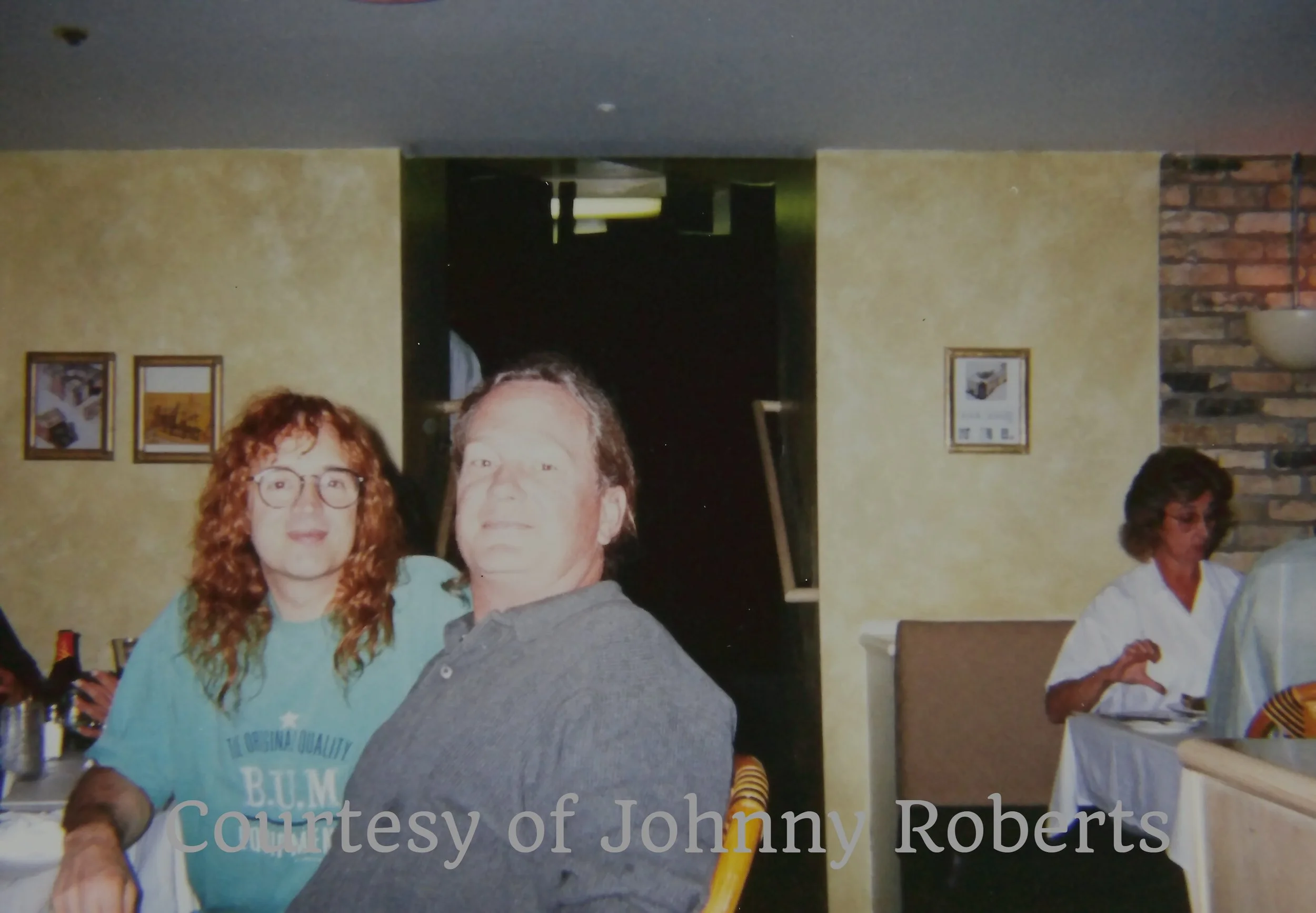 JW, Fran, Cosmo  Boston end of tour Dinner