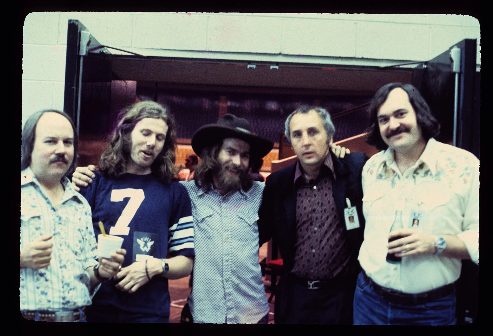 Jack Maxson, Alan Owen, Morris Lyda, Bryan, Rusty - 1976