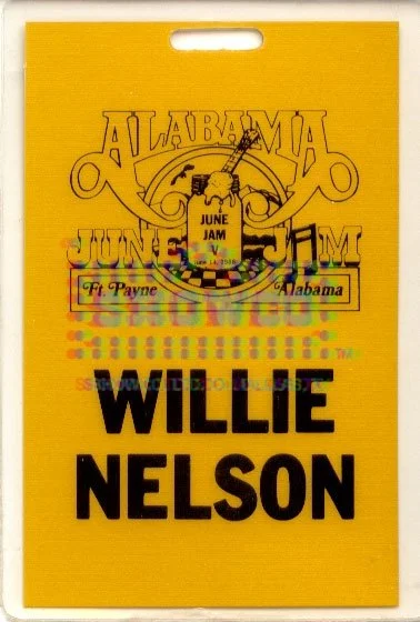 Alabama Willie Nelson crew laminate