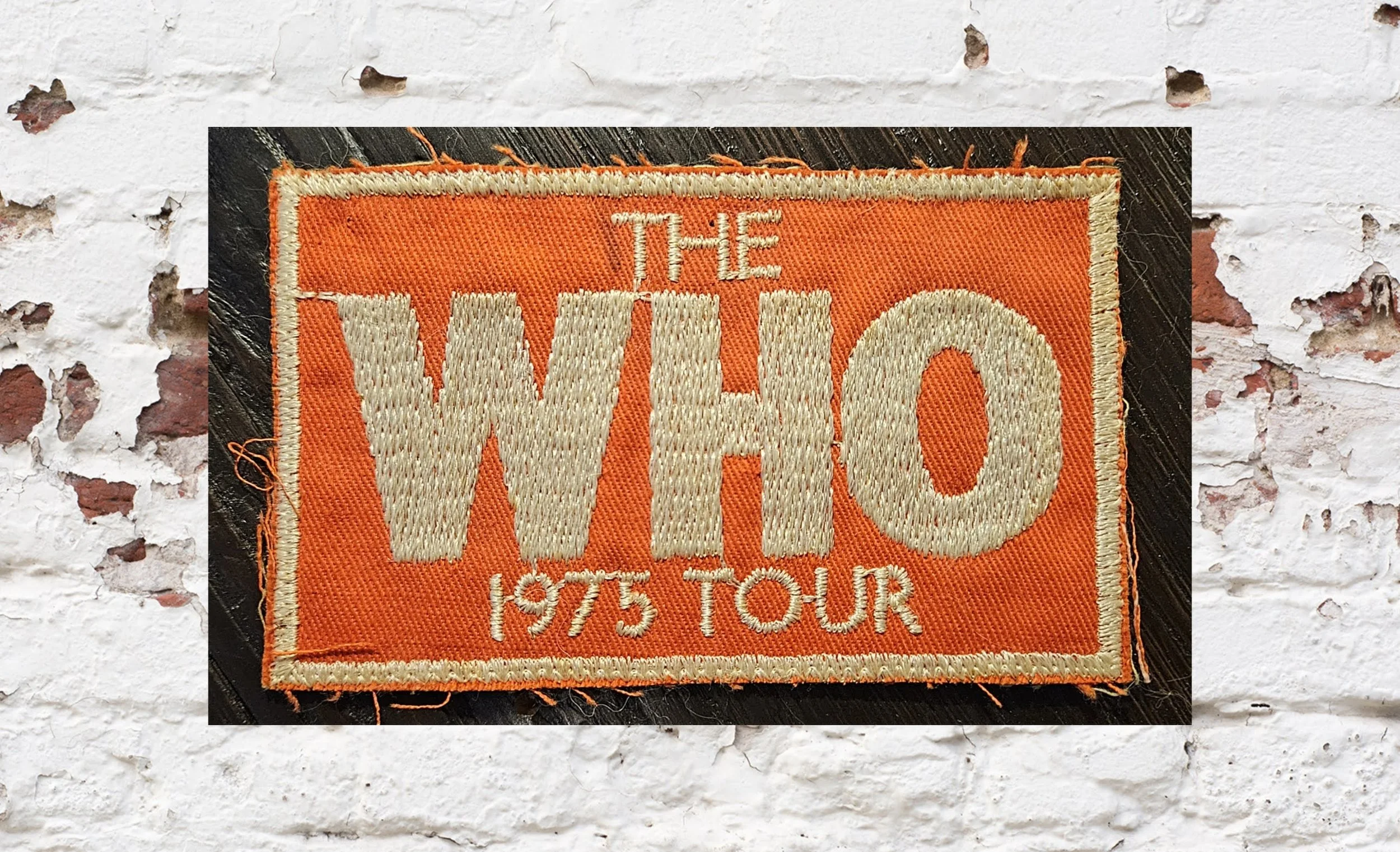 The Who 1975 Tour Patch-courtesy of Doc Gans