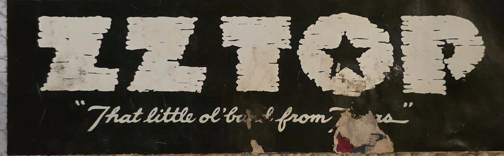 ZZ TOP original unused sticker from JW's collection. Available in the swag shop via image link.
