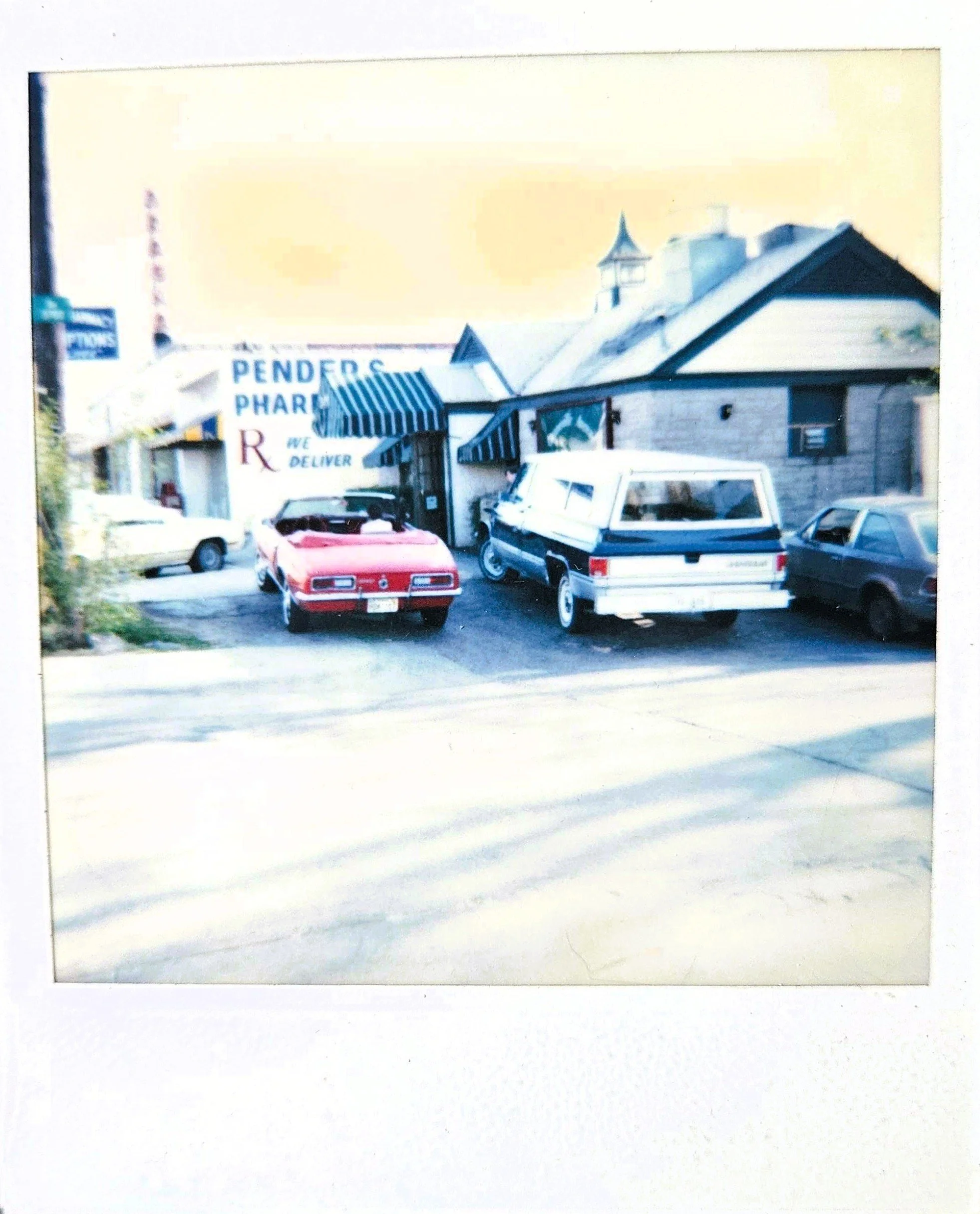 Dad's 1967 Camaro parked at the GACC - 1985