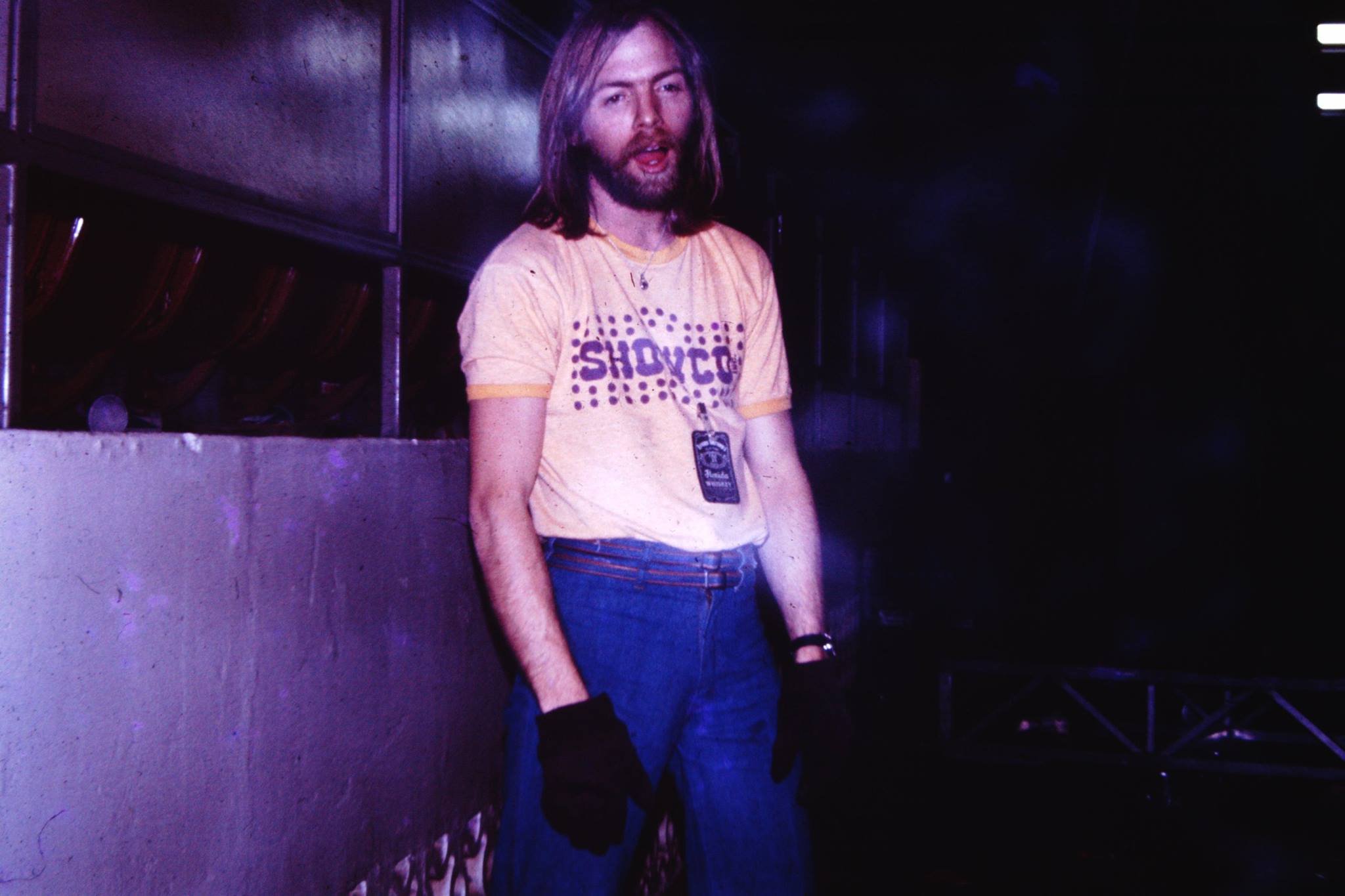 Larry in a Showco shirt - 1976 Lynyrd Skynyrd tour