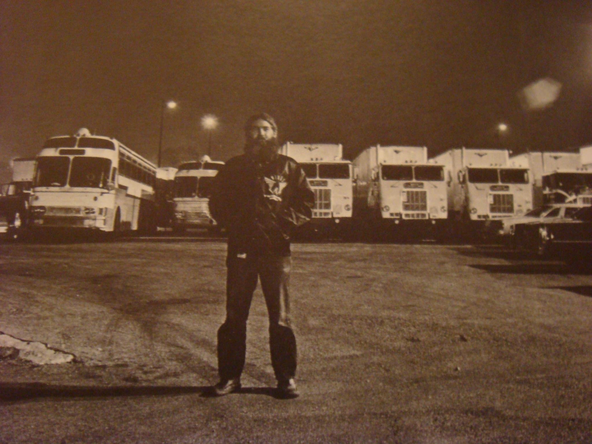Alum Dave Barnett - Wings Over America tour trucks 1976 - Chicago Stadium