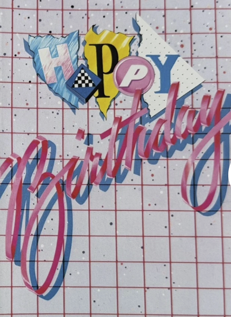 1985 Birthday Card to Eric Carr from Showco