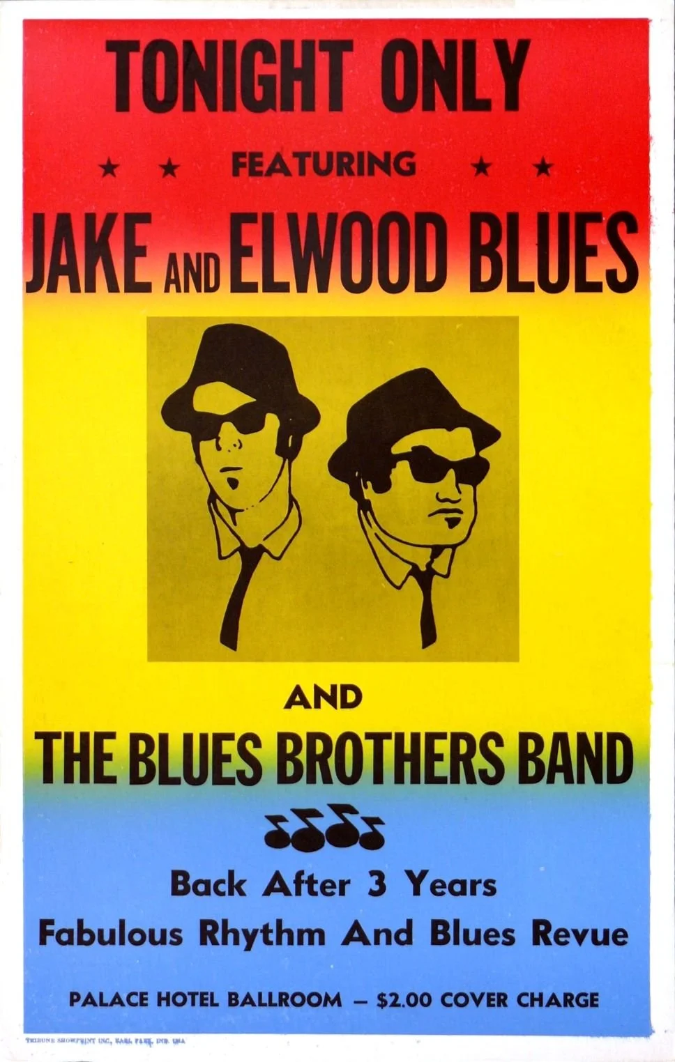 Jake and Elwood Blues flyer