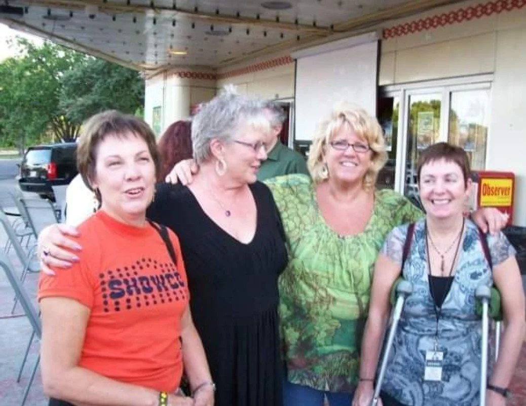 Rosemary Kretzschmar, Paula (Kubek) Anderson, Chris Dopson, Toni Ponczek - Showco reunion