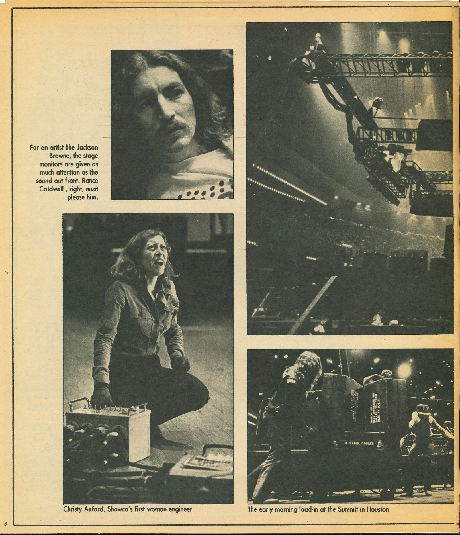 March 12, 1978 Dallas Times Herald Sunday Insert Cover 'Showco lights up their lives' article p.2